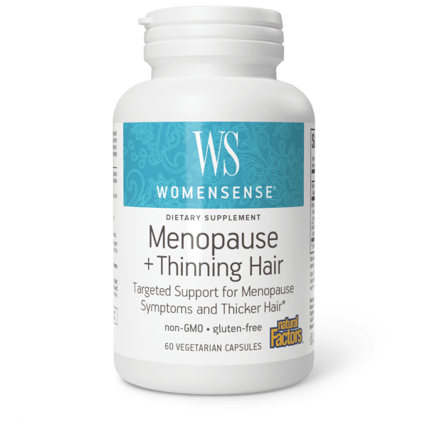 WomenSense Menopause + Thinning Hair   60 Vegetarian Capsules, image-hi-res