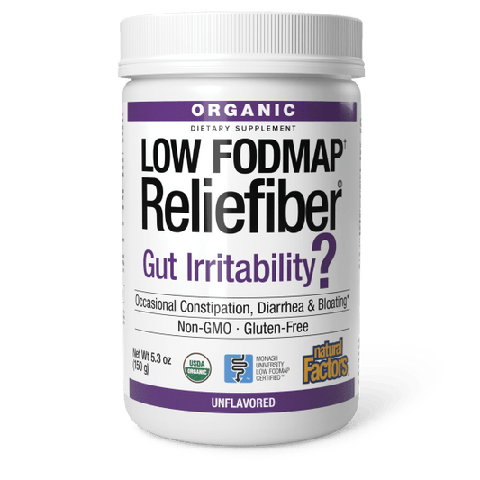 Organic Low FODMAP Reliefiber®   5.3 oz Powder Unflavored, image-hi-res