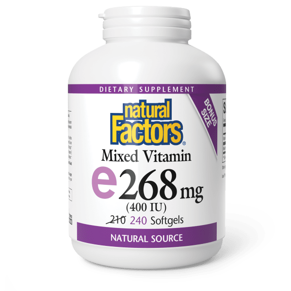 Vitamin E with Mixed Tocopherols  268 mg (400 IU)  240 Softgels, image-hi-res