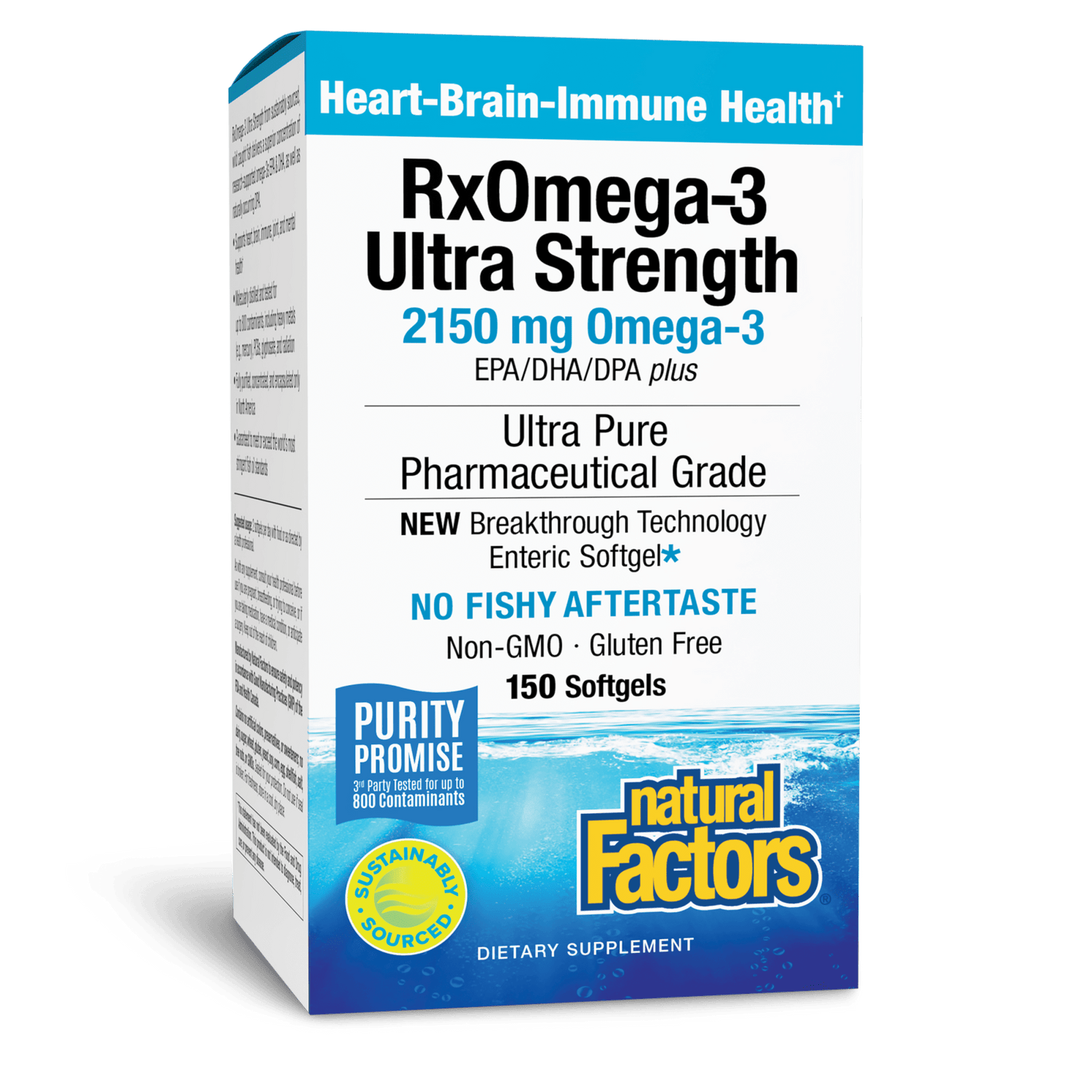 RxOmega-3 Ultra Strength 2,150 mg EPA/DHA/DPA Enteripure®|variant|hi-res|35493U