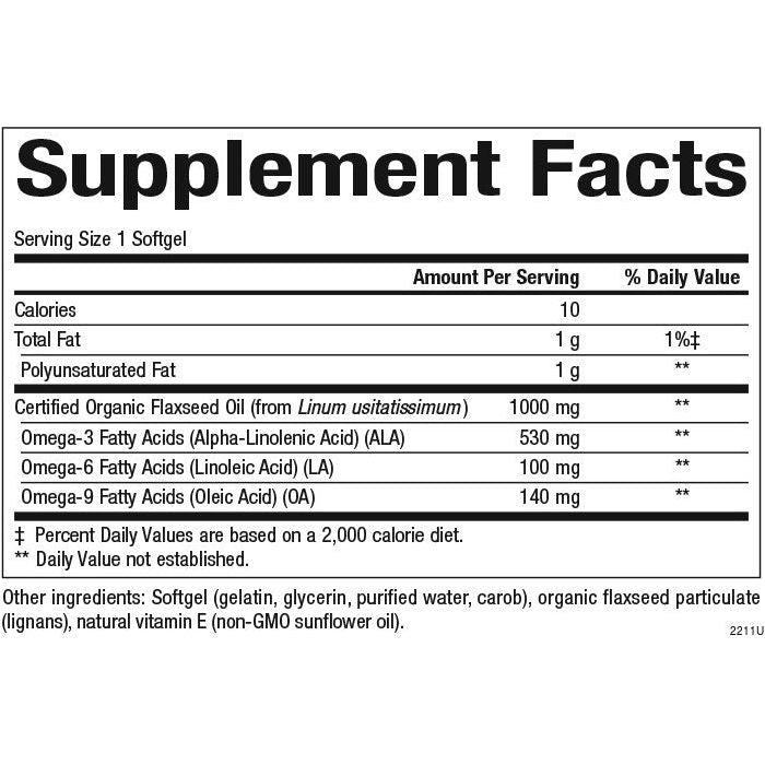 Flaxseed Oil for Natural Factors |variant|hi-res|2210U