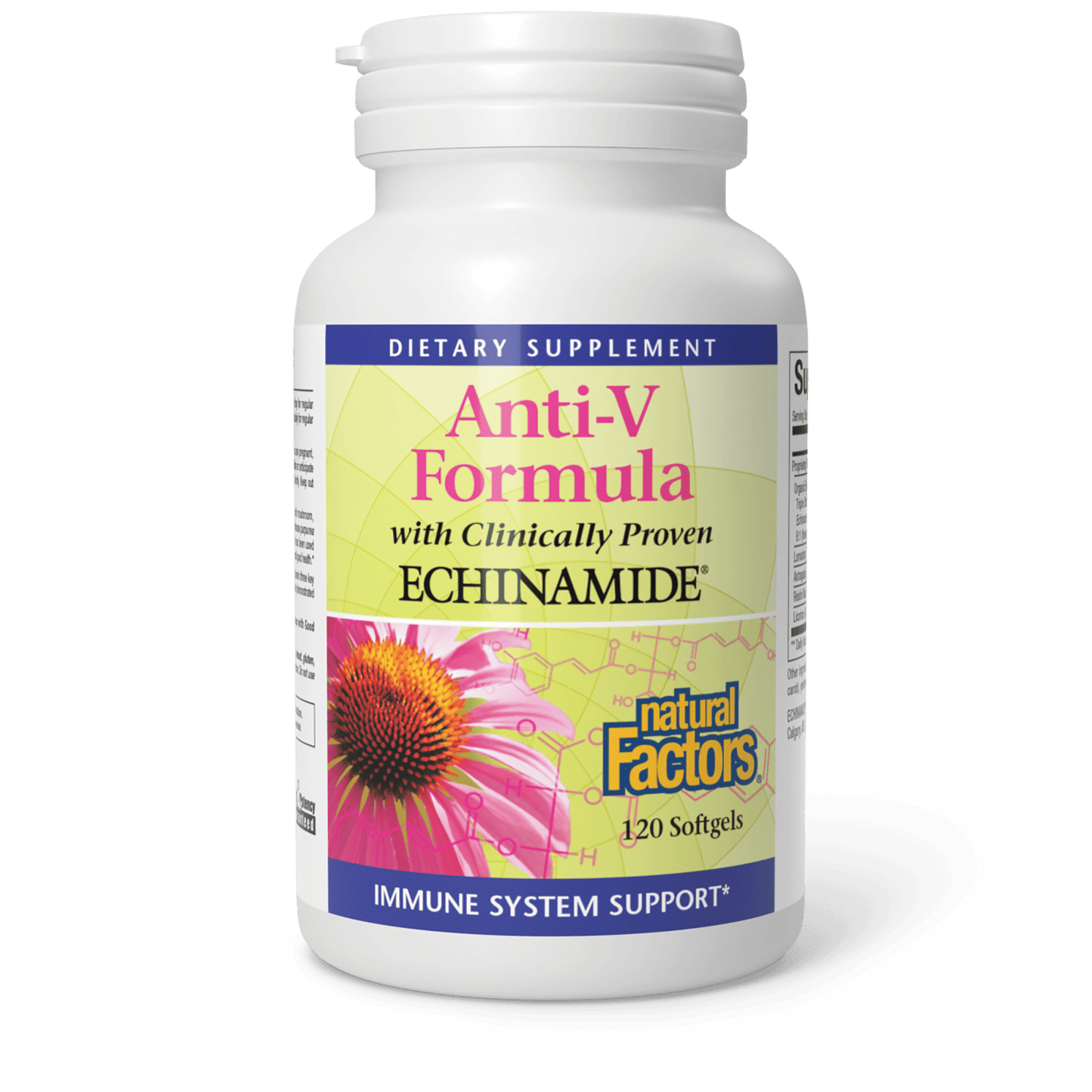 Anti-V Formula with clinically proven ECHINAMIDE® for Natural Factors |variant|hi-res|4701U