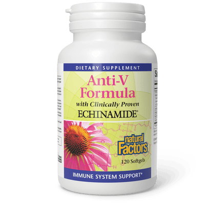 Anti-V Formula with clinically proven ECHINAMIDE® for Natural Factors |variant|hi-res|4701U