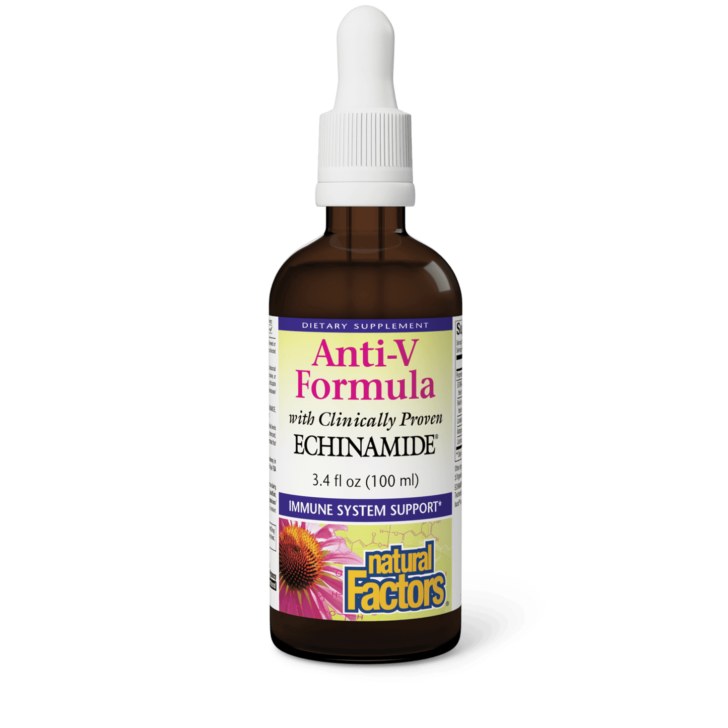 Anti-V Formula with clinically proven ECHINAMIDE® for Natural Factors |variant|hi-res|4751U