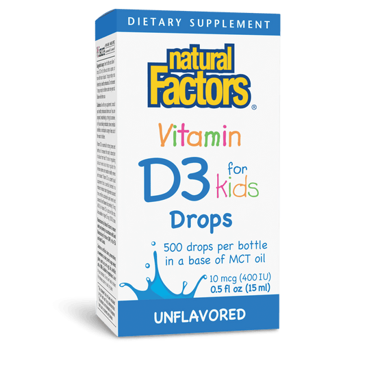 Vitamin D3 Drops for Kids for Natural Factors |variant|hi-res|1058U