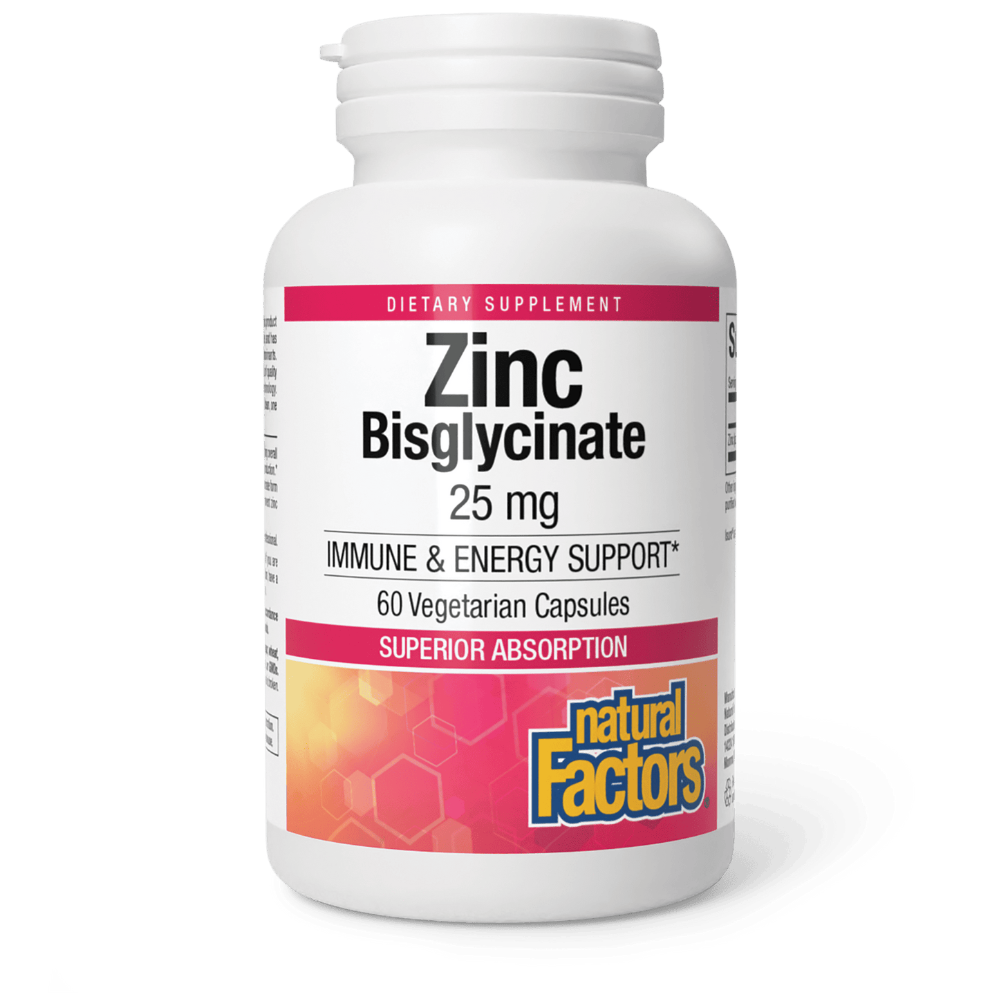 Zinc Bisglycinate 25 mg for Natural Factors |variant|hi-res|1692U