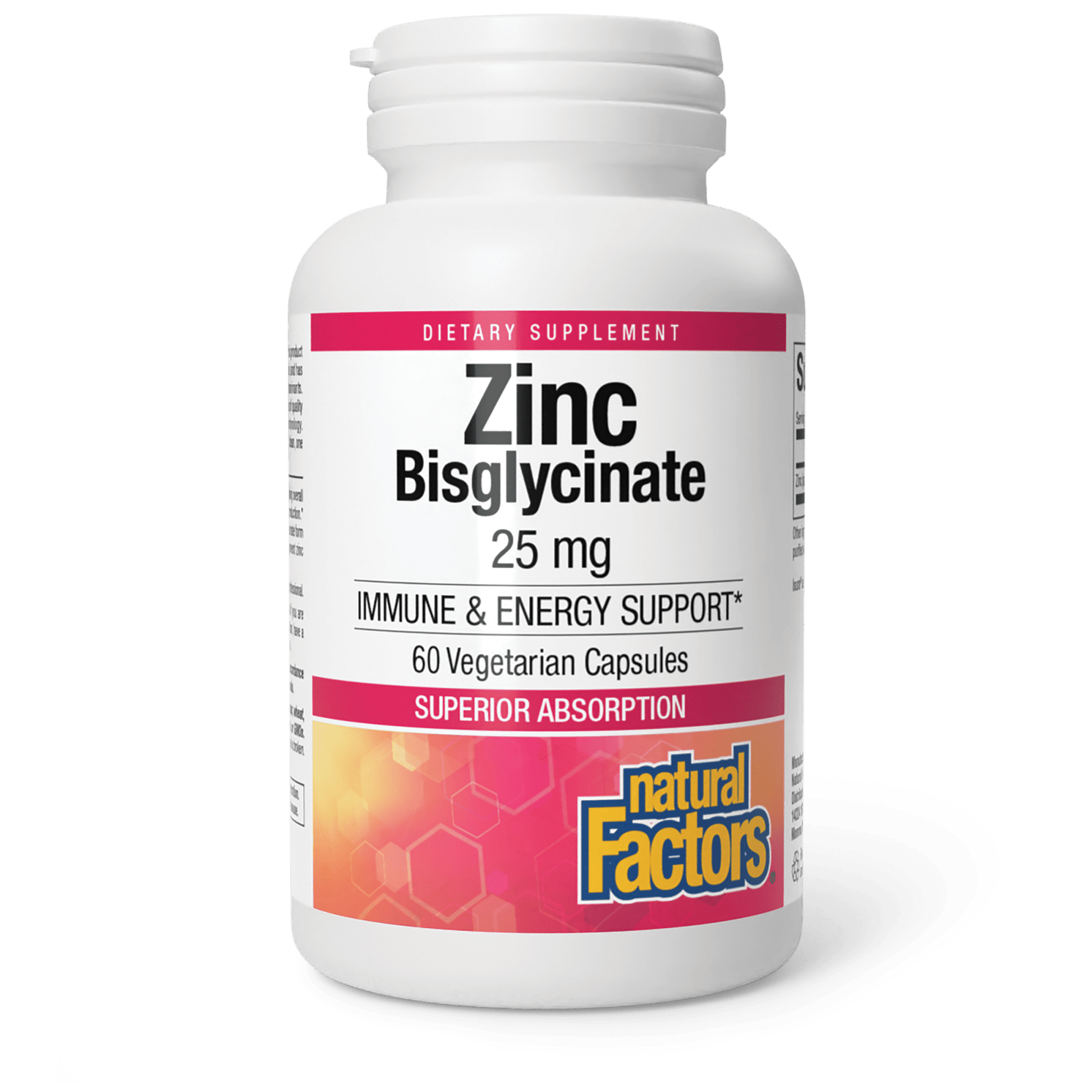 Zinc Bisglycinate 25 mg for Natural Factors |variant|hi-res|1692U