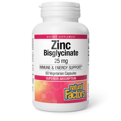 Zinc Bisglycinate 25 mg for Natural Factors |variant|hi-res|1692U