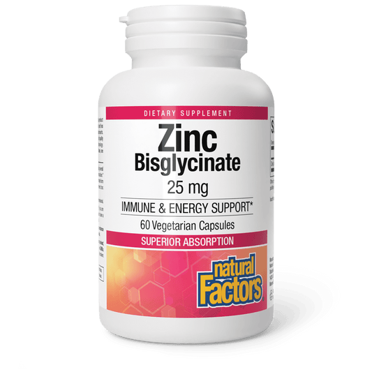 Zinc Bisglycinate 25 mg for Natural Factors |variant|hi-res|1692U