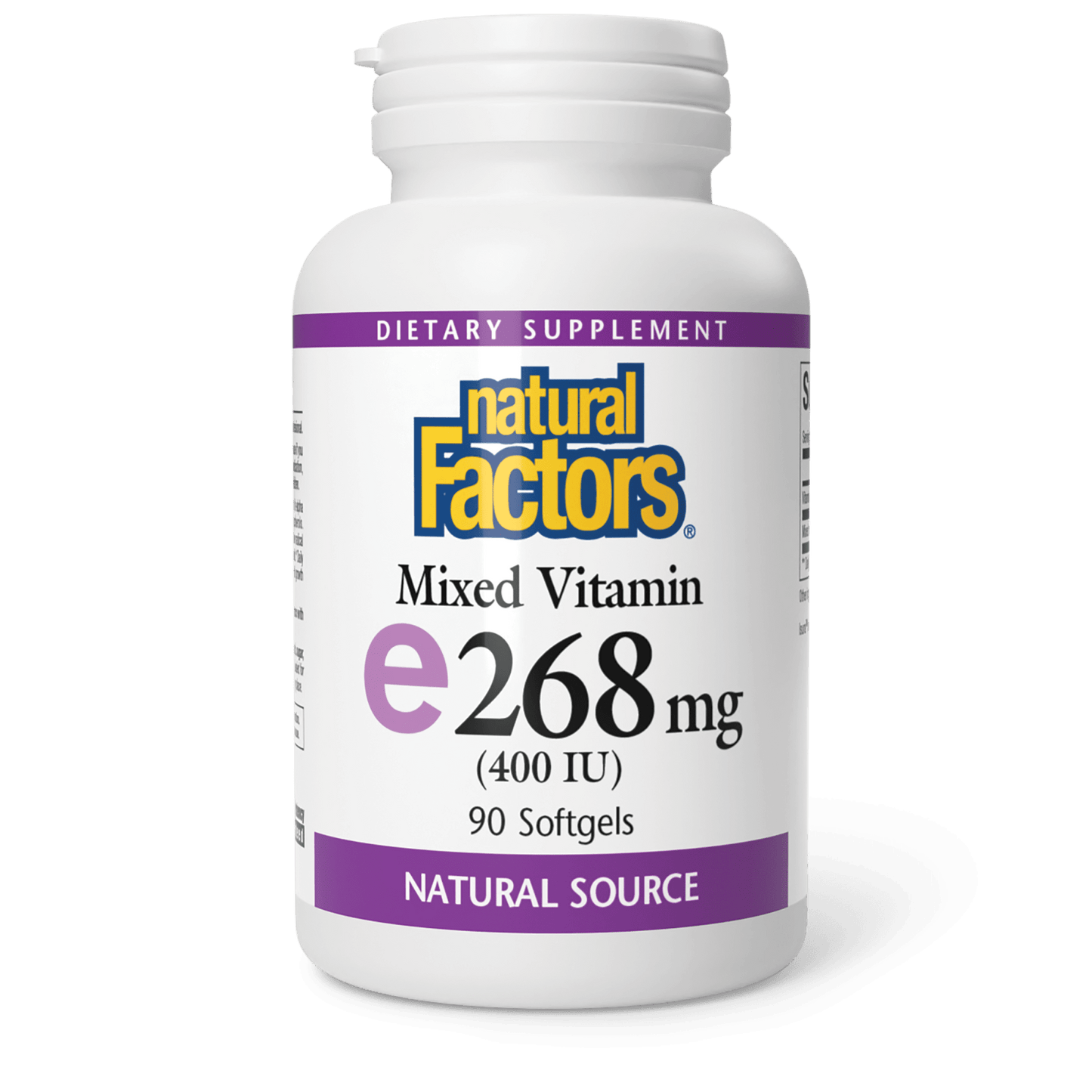 Vitamin E with Mixed Tocopherols for Natural Factors |variant|hi-res|1421U