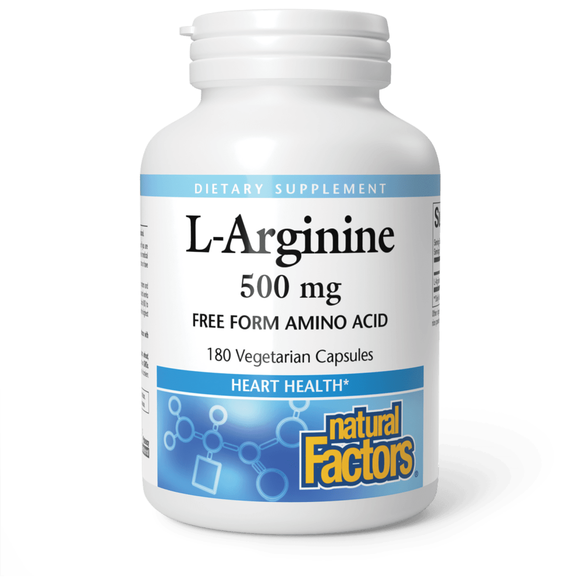 L - Arginine Amino Acid 500 mg Vegetarian Capsules