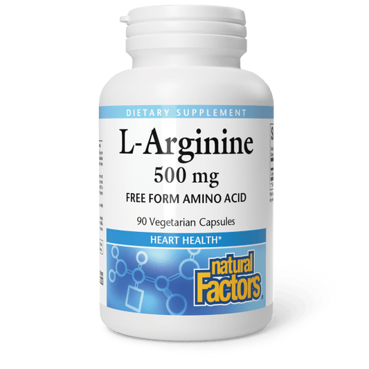 L-Arginine Amino Acid 500 mg Vegetarian Capsules
