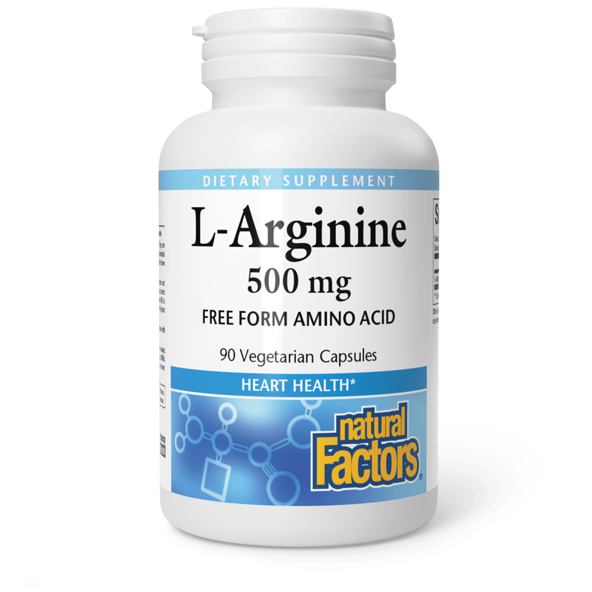 L - Arginine Amino Acid 500 mg Vegetarian Capsules