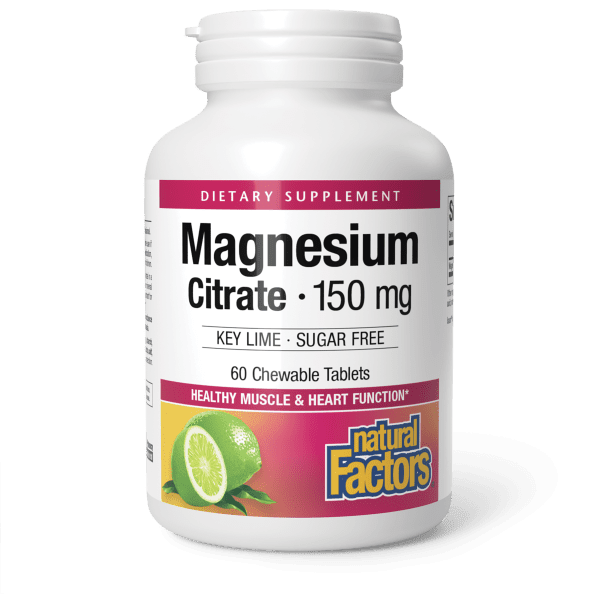 Magnesium Citrate 150 mg Chewable Tablets