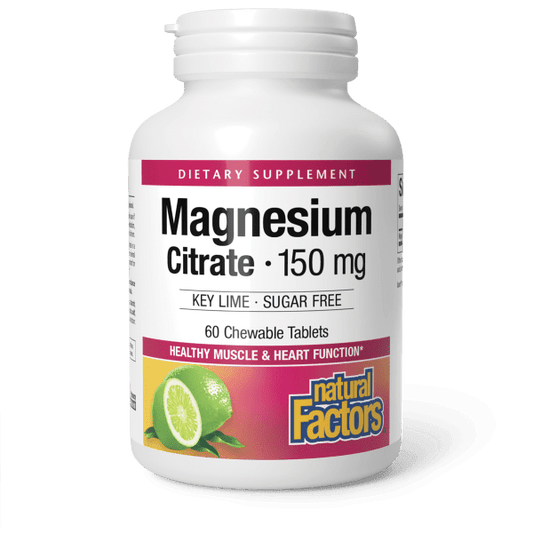 Magnesium Citrate 150 mg Chewable Tablets