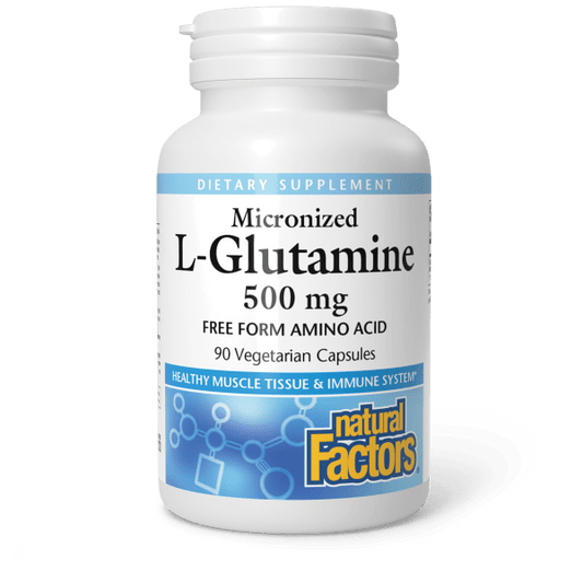 Micronized L-Glutamine Amino Acid 500 mg