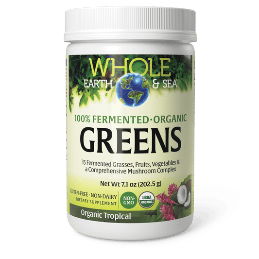 100% Fermented Organic Greens Tropical for Whole Earth & Sea® |variant|hi-res|35549U