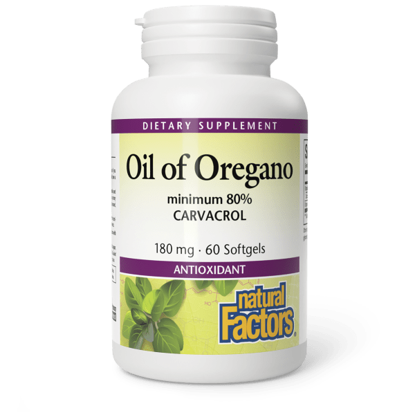 Oil of Oregano 180 mg Softgels