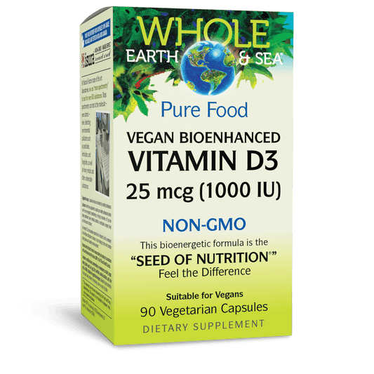 Vegan Bioenhanced Vitamin D3 for Whole Earth & Sea® |variant|hi-res|35512U