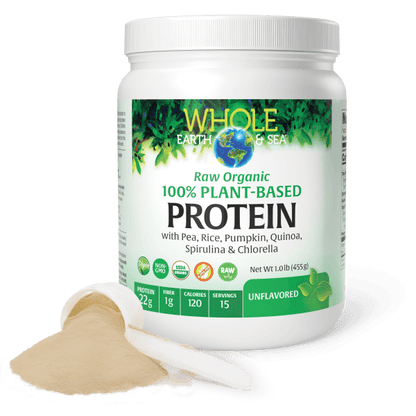 Raw, Organic, 100% Plant-Based Protein
