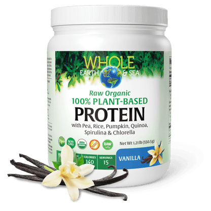 Raw, Organic, 100% Plant-Based Protein