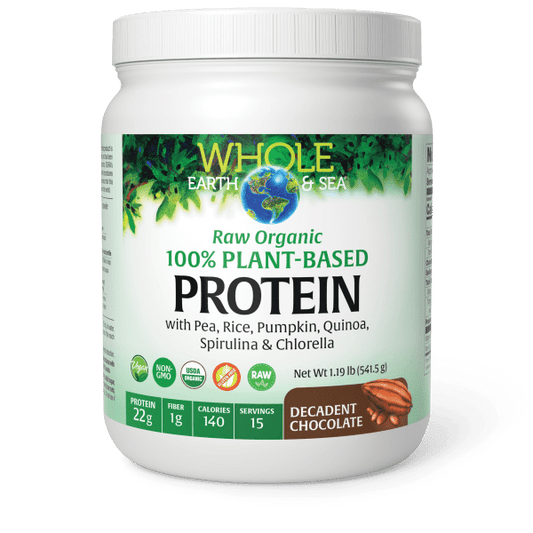Raw, Organic, 100% Plant-Based Protein