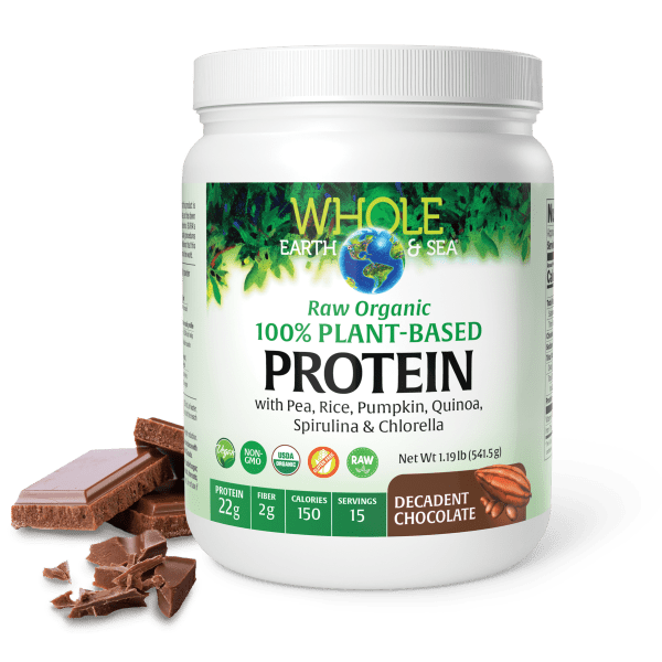 Raw, Organic, 100% Plant-Based Protein