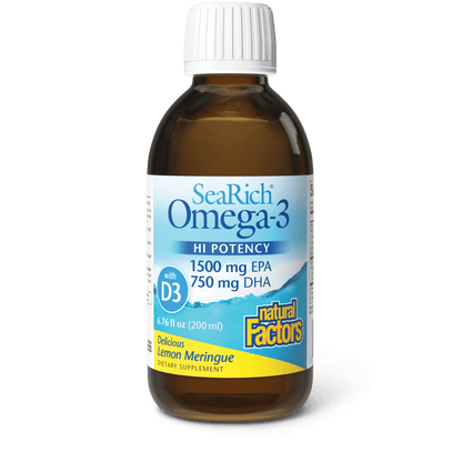 Omega-3 Hi Potency with Vitamin D3 for Natural Factors |variant|hi-res|35744U