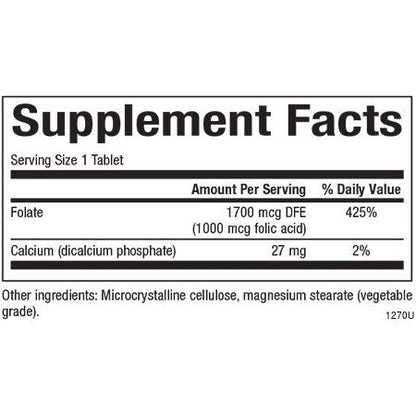 Folic Acid for Natural Factors |variant|hi-res|1270U