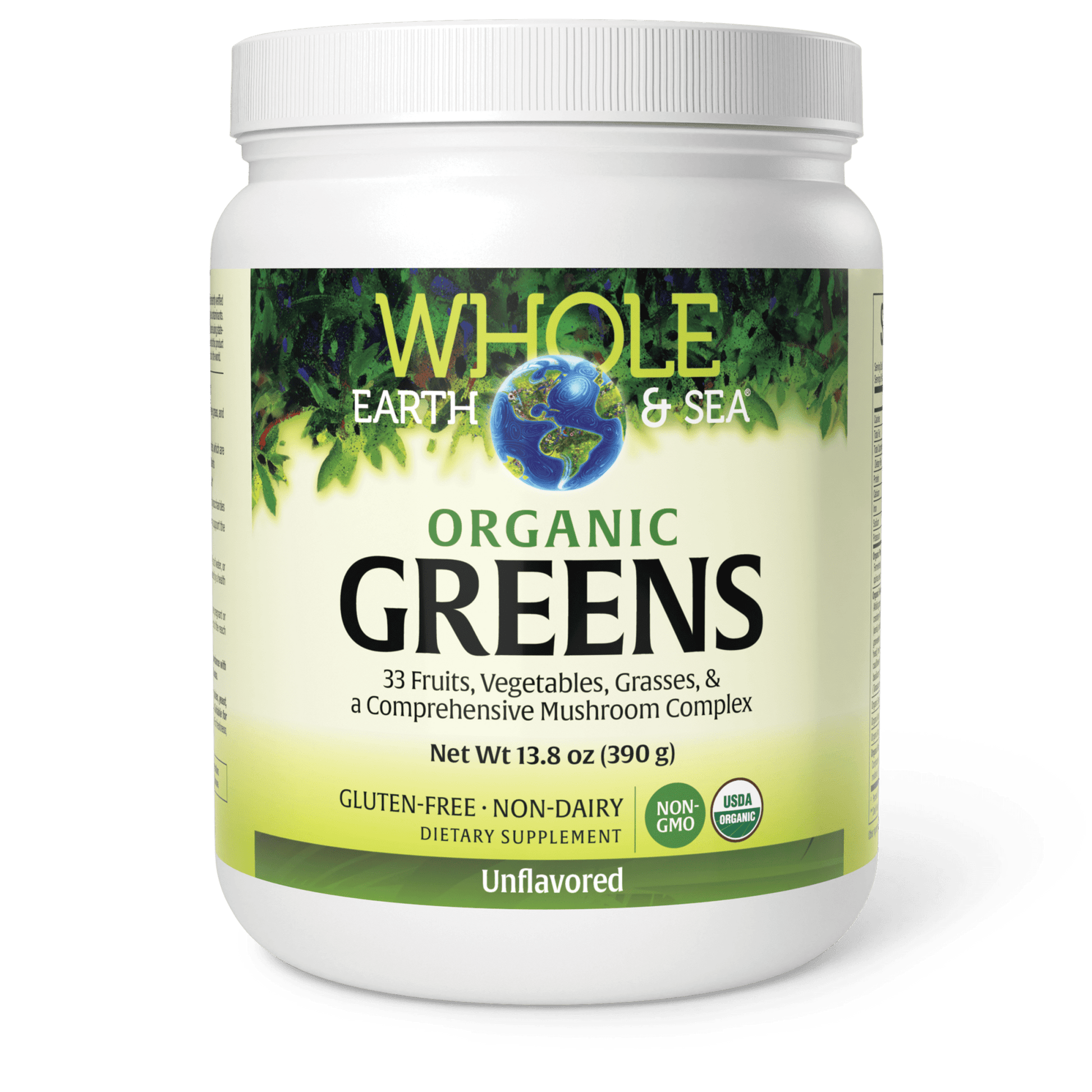 100% Fermented Organic Greens for Whole Earth & Sea® |variant|hi-res|35526U