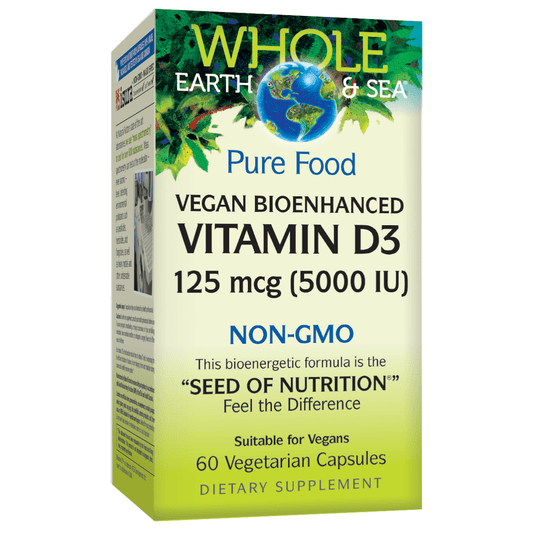 Vegan Bioenhanced Vitamin D3 125 mcg (5,000 IU)