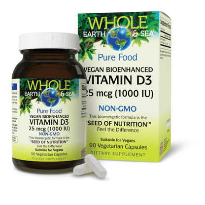 Vegan Bioenhanced Vitamin D3 25 mcg (1,000 IU)