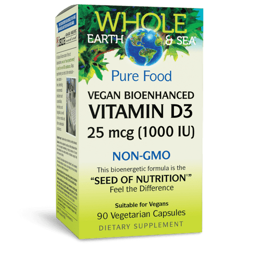 Vegan Bioenhanced Vitamin D3 25 mcg (1,000 IU)