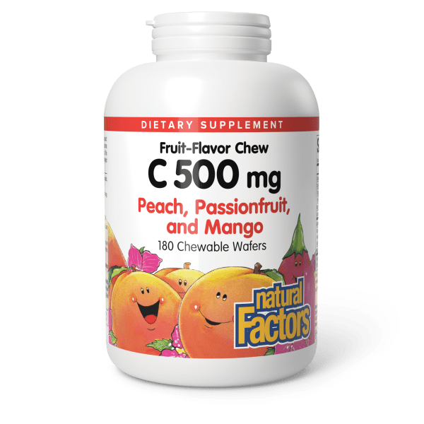 Vitamin C 500 mg Chewable (Peach)