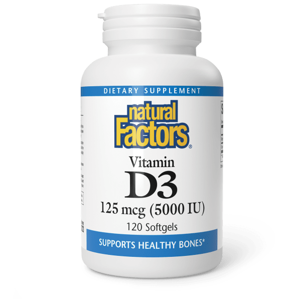 Vitamin D3 125 mcg (5,000 IU)