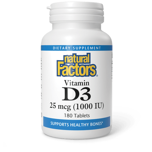 Vitamin D3 25 mcg (1,000 IU) Tablets
