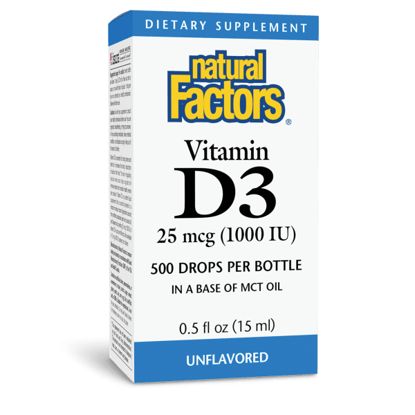 Vitamin D3 Drops 25 mcg (1,000 IU)