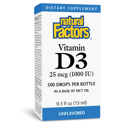 Vitamin D3 Drops 25 mcg (1,000 IU)