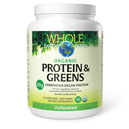 Organic Protein & Greens Unflavored for Whole Earth & Sea® |variant|hi-res|35541U