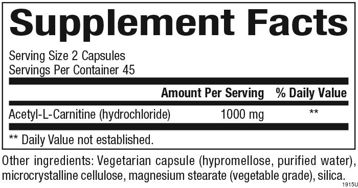 Acetyl-L-Carnitine for Natural Factors |variant|hi-res|1915U