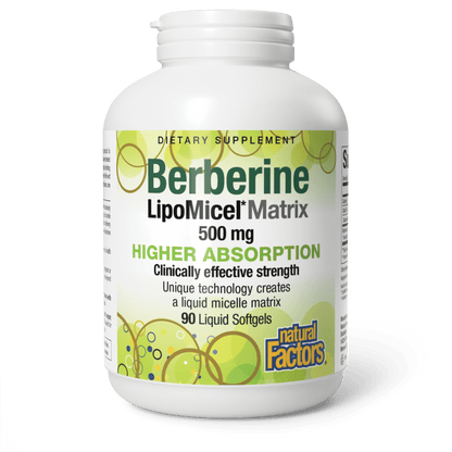 Berberine LipoMicel Matrix 500 mg for Natural Factors |variant|hi-res|4586U