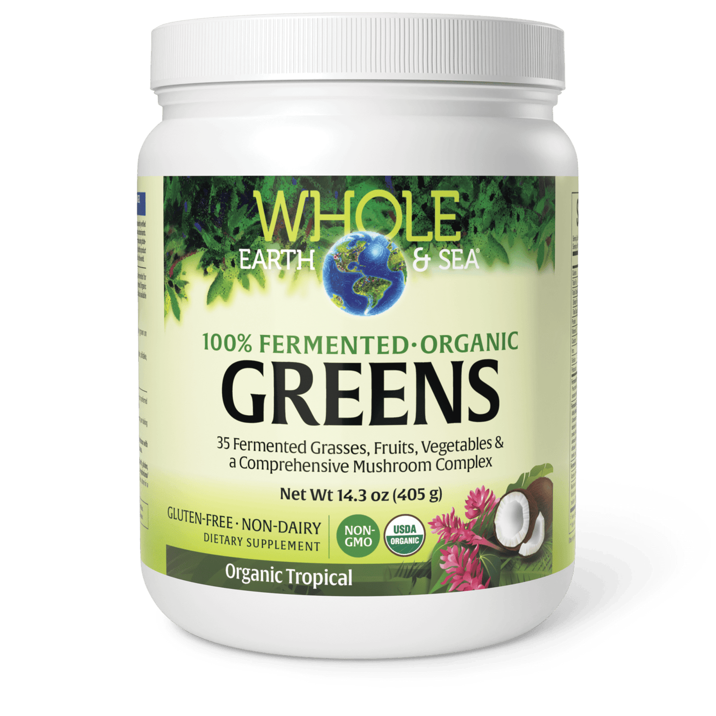 100% Fermented Organic Greens Tropical|variant|hi-res|35525U