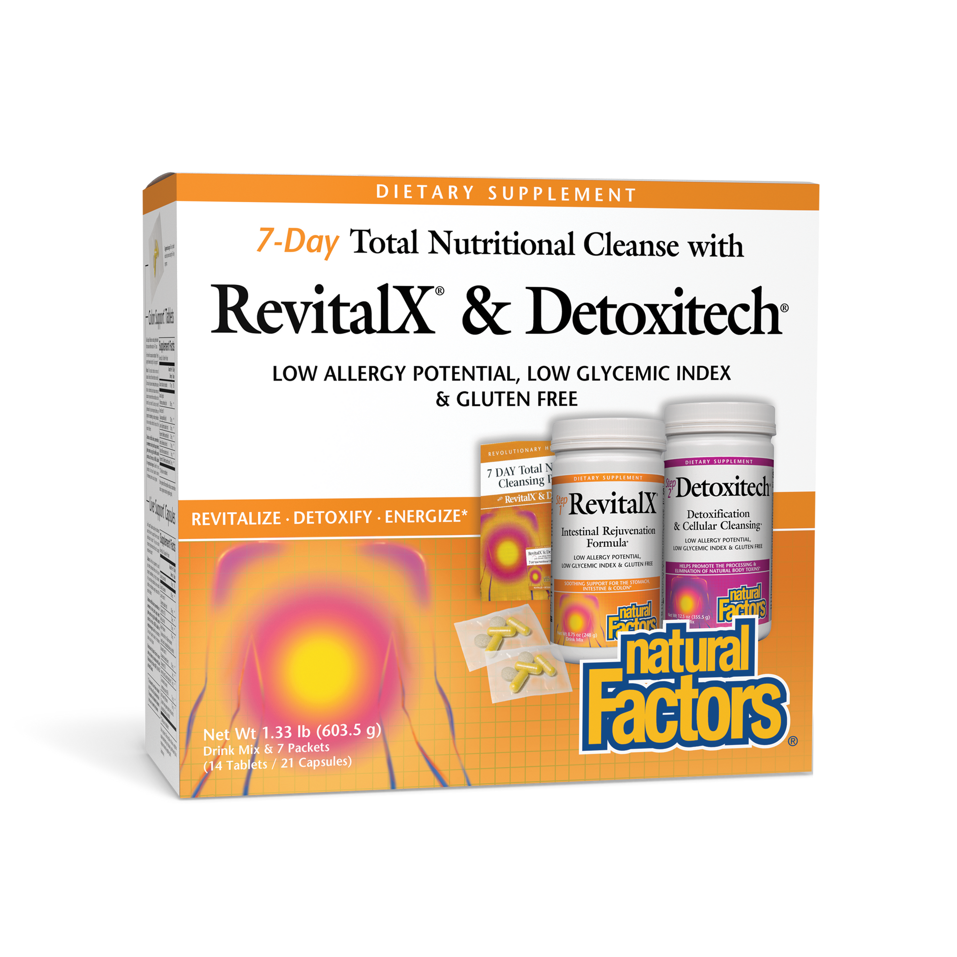 RevitalX® & Detoxitech® 7 Day Total Nutritional Cleansing Program|variant|hi-res|7155U