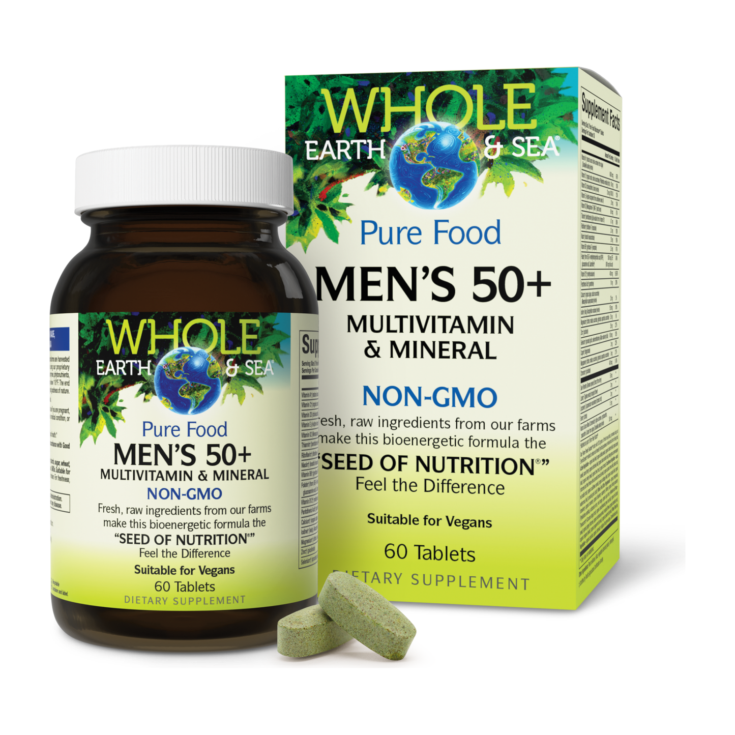 Men's 50+ Multivitamin & Mineral for Whole Earth & Sea® |variant|hi-res|35503U