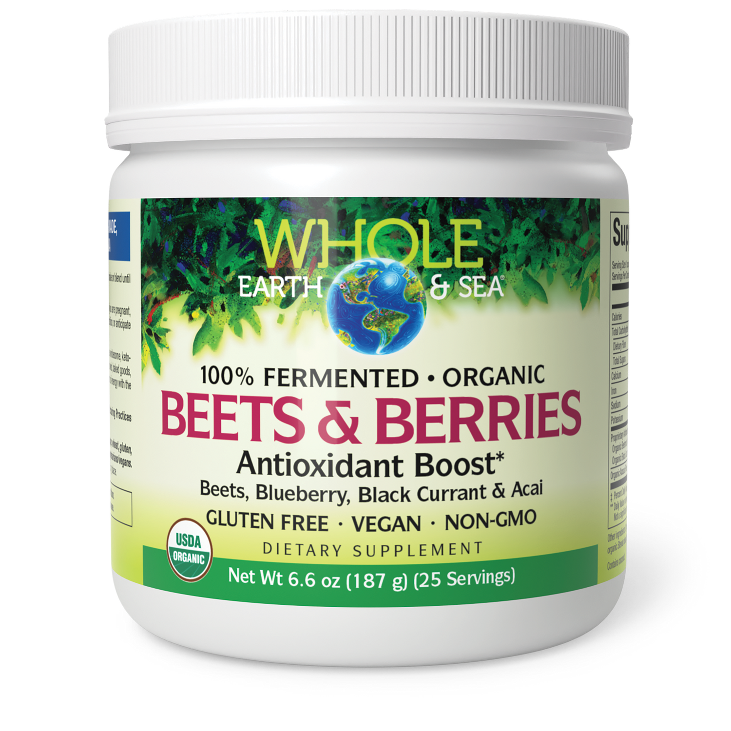 Whole Earth & Sea® Beets & Berries Antioxidant Boost Powder | Natural  Factors USA
