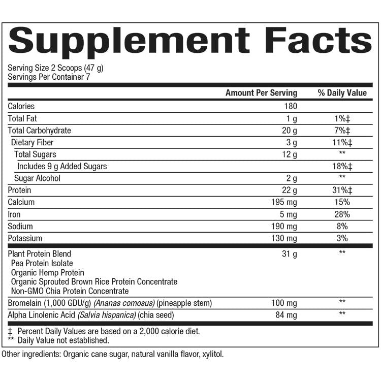 Vegan Protein Factors® for Natural Factors |variant|hi-res|2923U