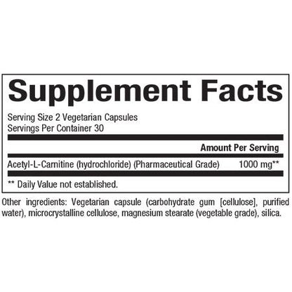 Acetyl-L-Carnitine for Natural Factors |variant|hi-res|2800U