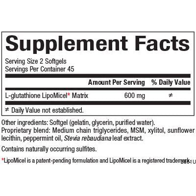 Glutathione LipoMicel Matrix 300 mg for Natural Factors |variant|hi-res|2861U