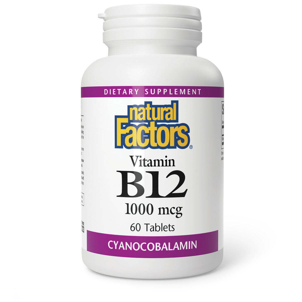 B12 Cyanocobalamin Natural Factors Usa