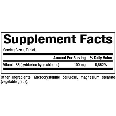 B6 Pyridoxine HCl for Natural Factors |variant|hi-res|1231U